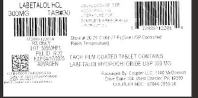 Label (Labetalol 300mg)